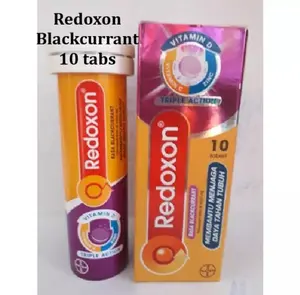 Redoxon Triple Action Blackcurrant Tube 10 Tablet