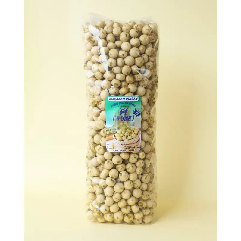 Tahu Bulat Mini Kering F1 Rasa Original/Ayam Bawang/Sambal Goang/Balado 1 Kg (1000gr) 2