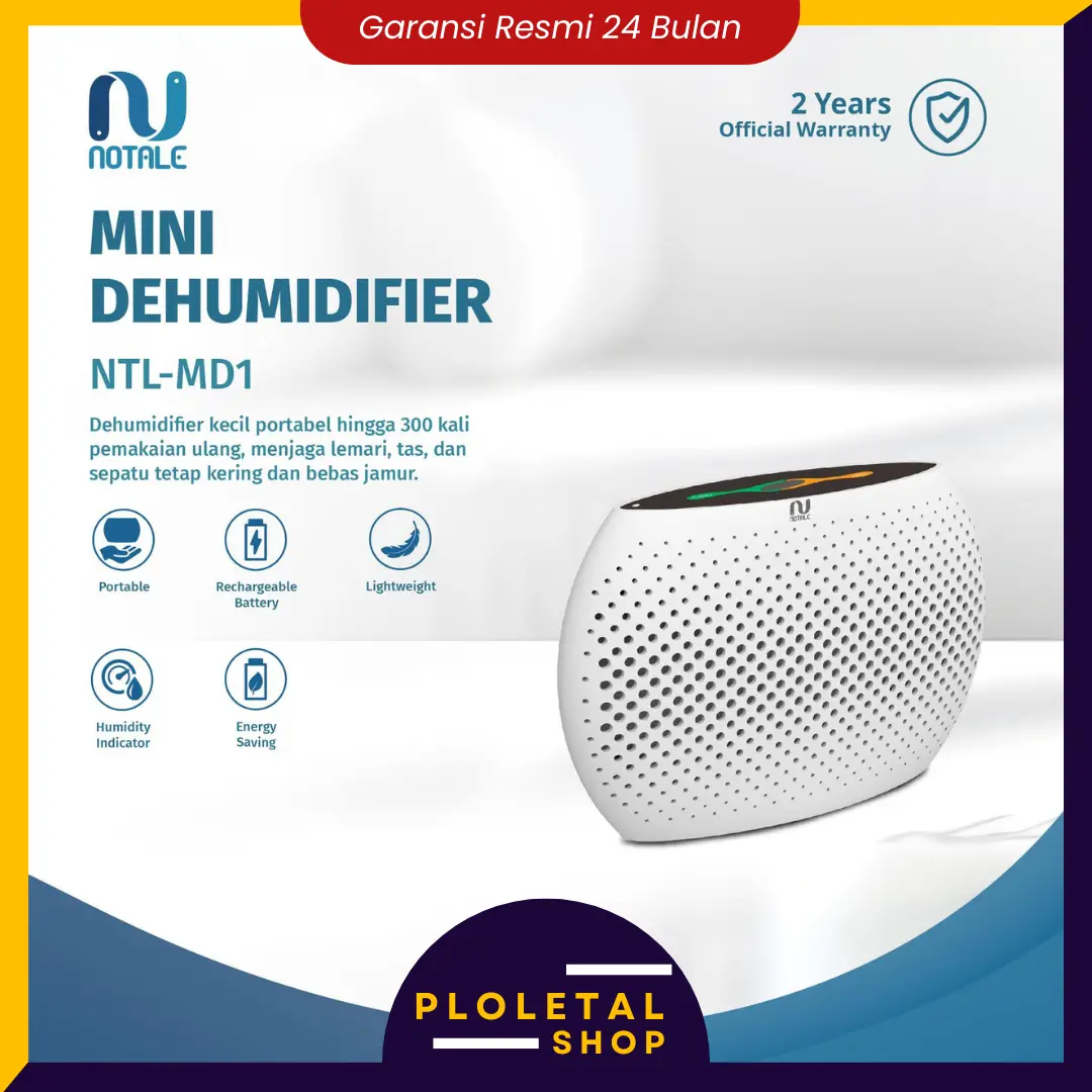 Notale Mini Dehumidifier Air Dryer Serap kelembapan Dry Humidifier NTL-MD1