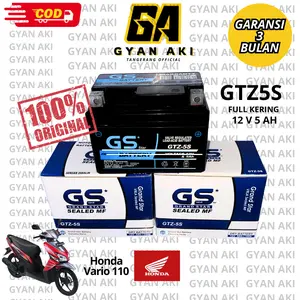 Aki Motor Vario 110 Aki Kering Accu Kering MF Gtz5s Motorcycle