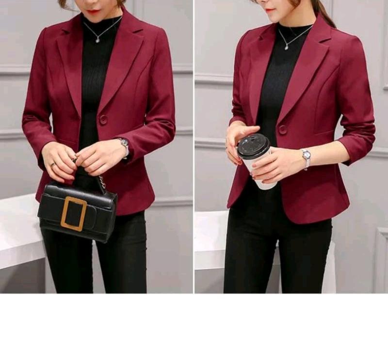 Product Introduction of NEW!! FASHION TERKINI/BLAZER WANITA FORMAL/JAS WANITA MASA KINI/JAS BISNIS WANITA/JAS KANTOR WWANITA 10