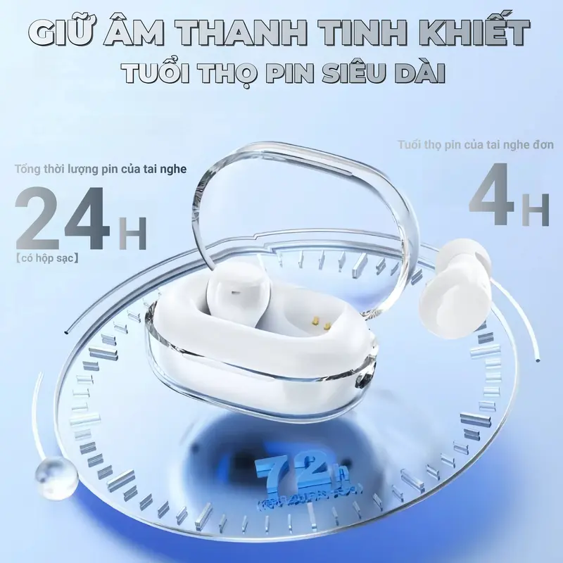 Tai nghe KY7 mới nhất [2 Quà tặng miễn phí] 1 Nhãn dán hoạt hình+1 Bao tay chơi game,5 Màu,Cấp độ HiFi, Chống nước iPX5, Giảm tiếng ồn ENC, Mict tích hợp,Thiết kế vòng bơi, Ánh sáng xung quanh,Thân máy hoàn toàn trong suốt 8
