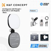 Gambar KNF Concept 2in1 Magnetic LED Fill Light + Selfie Mirror with MagSafe , Lampu Beauty , Stand Holder HP - Hitam dari Astra Foto Kota Administrasi Jakarta Pusat 1 Tokopedia