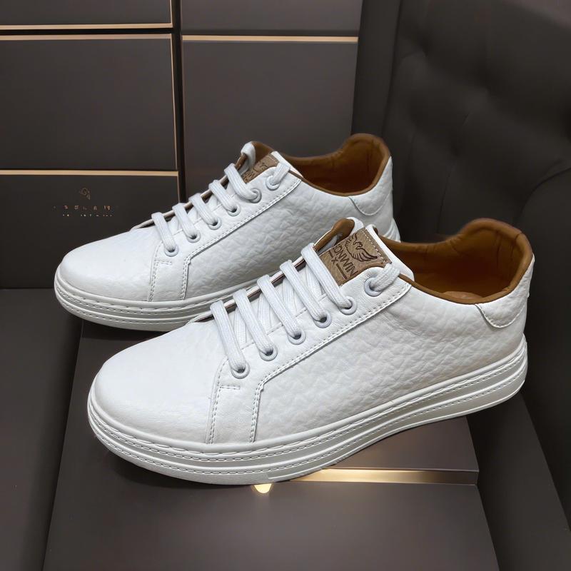  Gonwin Giày Thể Thao Nam GA05 Da Sit Cao Cấp Đen Trắng Đế Cao Su Chống Trơn Phù Hợp Nhiều Lứa Tuổi Thoải Mái Khi Di Chuyển Giày Lười Thời Trang 