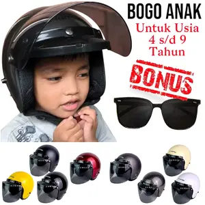 Helm Bogo Priest kids untuk USIA 4-9 TAHUN CARGLOS ANAK | Motorcycle Helmet Sporty Sepeda Outdoor