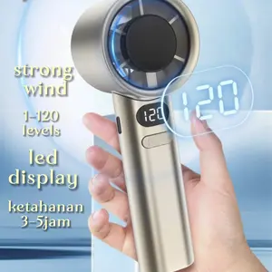 kipas angin turbo portable strong wind/level angin 1-120/kipas angin tangan /kipas angin mini portable murah Kuning