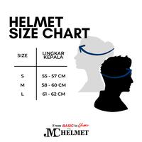 Gambar Helm Motor Bogo Retro JMC Lunor Polos List Chrome Pink Dengan Pet Warna Transparan SNI Pria dan Wanita - Yellow dari JMC Helmet Kota Tangerang 5 Tokopedia