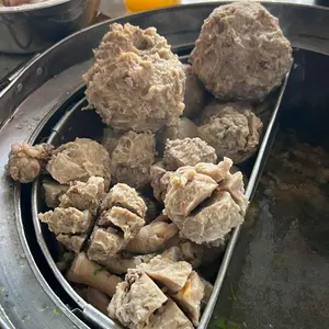 1 pcs bakso urat biasa + 2 bakso kecil frozen food | bakso sapi asli | halal tanpa pengawet | urat mie instan