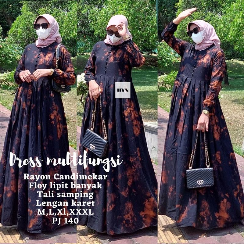 Product Introduction of Gamis Twill Terbaru Gamis Syari Gamis Twill Candimekar Ori By Haynabatik Bunga Cantik Dress Rayon Nyaman Kain Kancing Karet Muslim 19