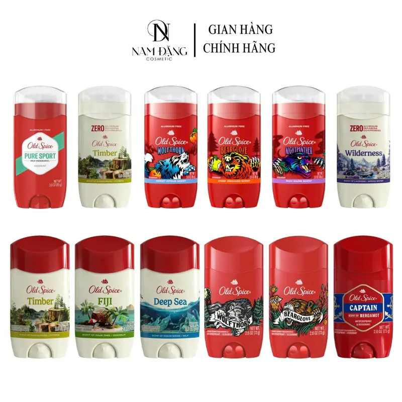 Lăn Khử Mùi Old Spice 85g-73g nhiều mùi hương 1