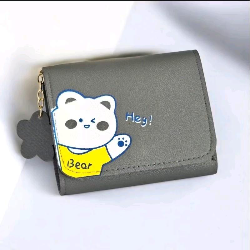Dompet Kecil Hey Bear Korea 11 x 8 cm unik lucu Teddy Karakter 2