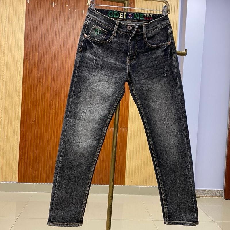 [Tiến Thịnh] Quần Jean Nam Dài CC Co Giãn Đen Xám Bạc - Mã D23 -  Menswear Pants Có Túi