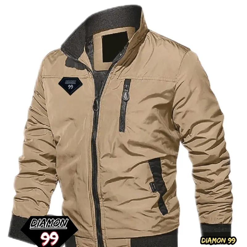 jaket bomber polos premium quality /jaket waterproof tebal Pria terbaru /distro bandung Casual 1