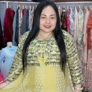 rekomendasi gamis abstrak