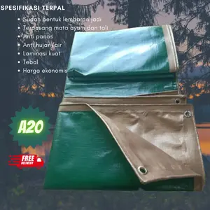 GROSIR TERPAL TRUCK A20 ukuran 4x5 4x6 KUAT TAHAN PANAS DAN HUJAN ESTIMASI BAHAN ORIGINAL PE TERPAULLIN ASLI Tahan air terpal  tenda Camping Outdoor