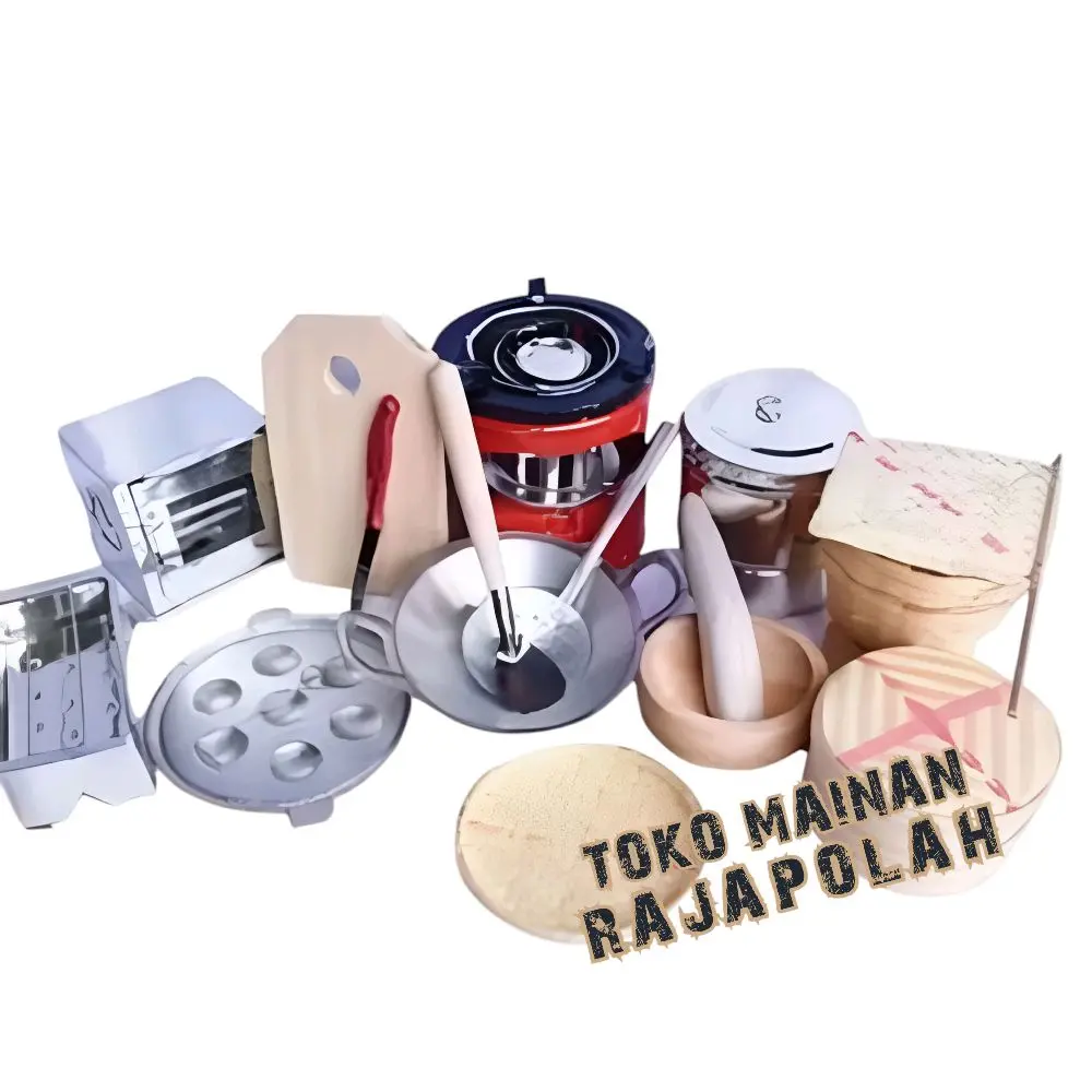 Mainan alat masak masakan mini paket new kumplit bisa nyala beneran sudah free sumbu gratis Toys