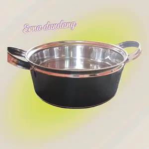 panci kuping stainless panci kuping mini panci rebus diameter 15,5 tinggi 6