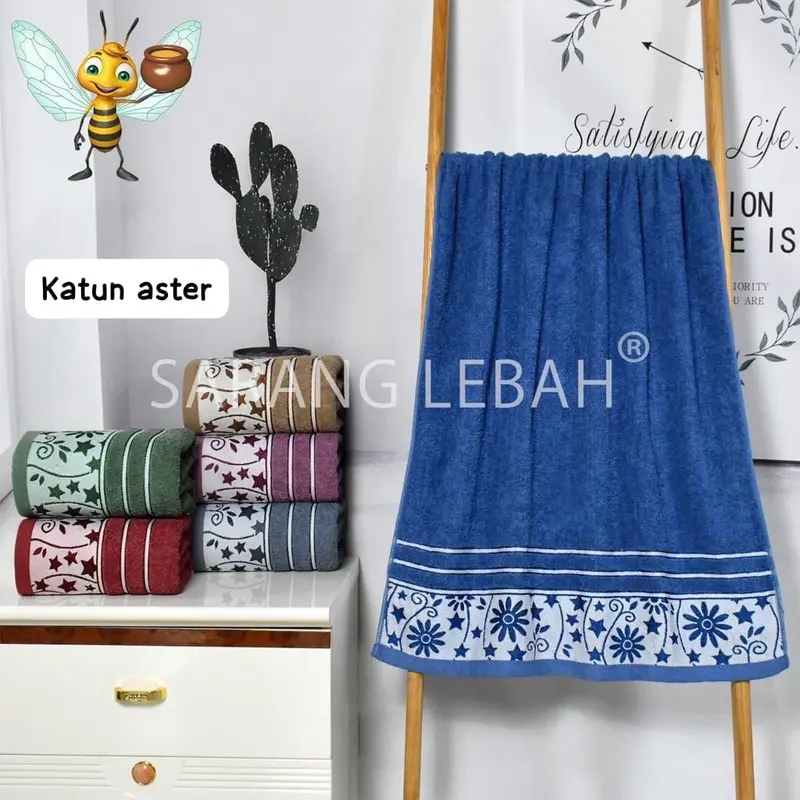 2 PCS HANDUK SARANG LEBAH JUMBO 80x160 new arrival Bathroom Handuk 3