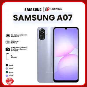 Samsung Galaxy A07 Garansi Resmi 12 Bulan Prosesor Mediatek Helio G99 Baterai 5000mAh Kamera 50MP & 8MP Layar 6.7" Display Seluruh Indonesia