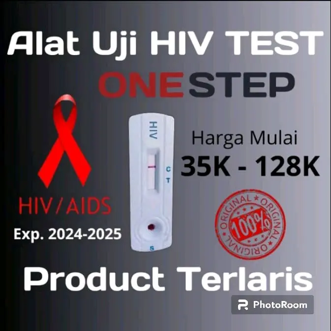 Home Test kesehatan AKL RI 30305917662 H1V 1\2 healgen Set pack2 tespek warna 24 bulan mix ungu saja pink saja tes ovulasi alat 3