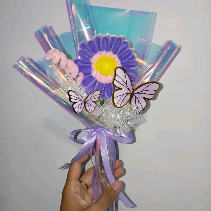 Buket Bunga Daisy Mix Kupu-Kupu/Buket 1 tangkai 6
