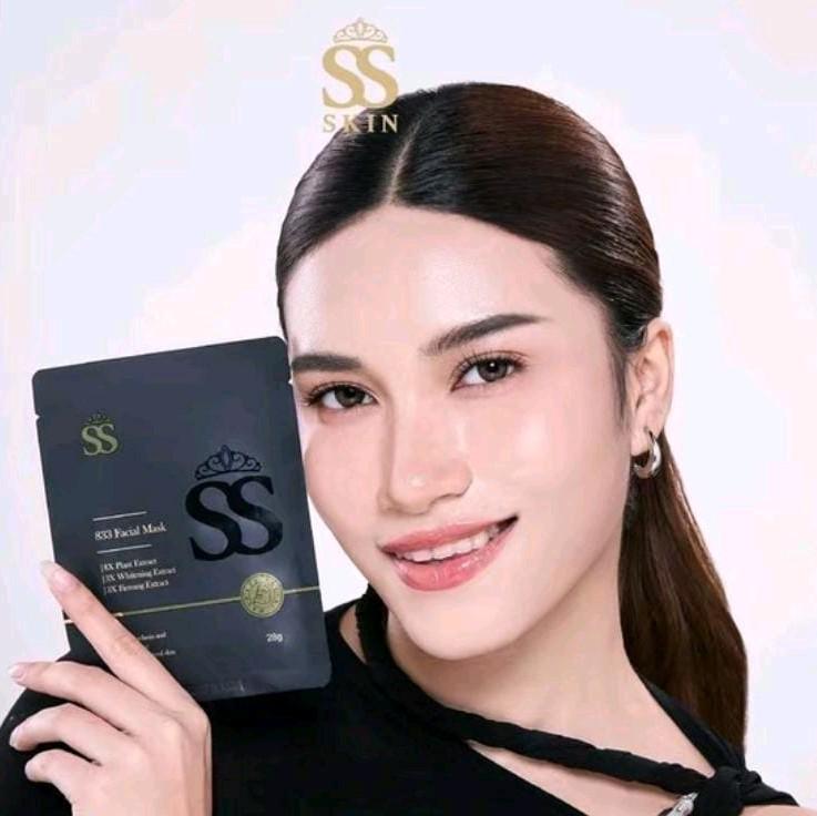 CRB - SSSKIN 833 Facial Mask // Masker Wajah Glowing Kulit Bersinar 0