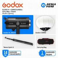 Gambar Godox SL200 III Softbox Grid Lampu Video Light LED - SL200III SL 200 dari Astra Foto Kota Administrasi Jakarta Pusat 3 Tokopedia