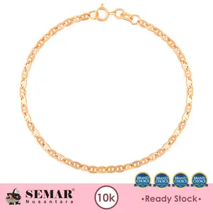 Gelang Emas Classic Carisa Chain Gold 10K Semar Nusantara