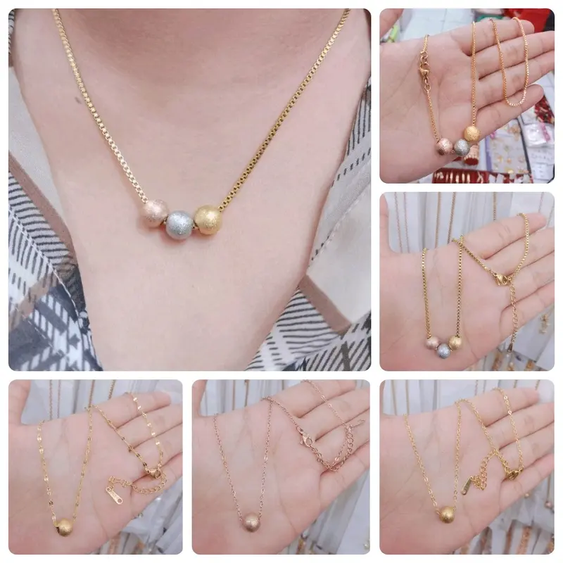 Kalung Boba Pasir Panjang 45cm 0