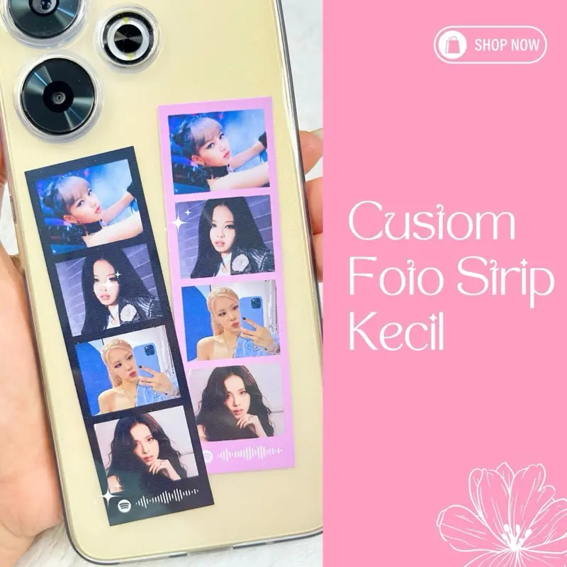 Foto Strip Kecil Untuk Case HP (Dapat 2 Pcs Foto Strip)
