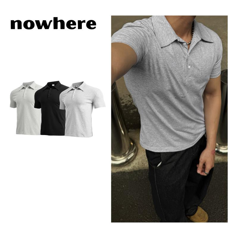 [ POLO Cotton  ] Áo Polo Buttoned NOWHERE From Cleanfit Tôn dáng  VẢI EM PÉ DÀNH CHO NGƯỜI LỚN  - Thời trang  đơn giản, chất liệu cao cấp