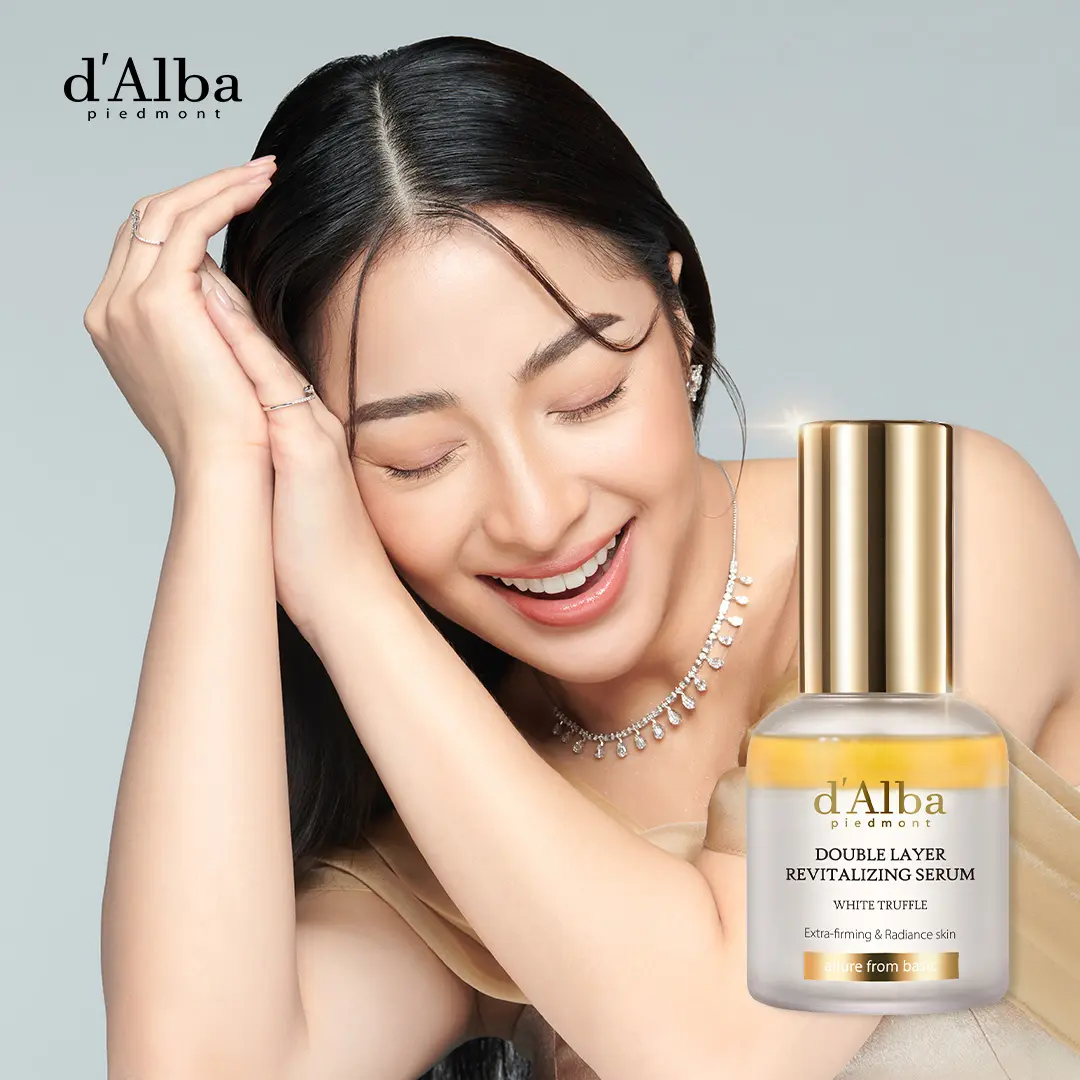 d'Alba White Truffle Double Layer Revitalizing Serum Essence  Perawatan
