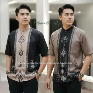 sally_scarf- kemeja Couple MEDI GEN 2 - setelan kemeja FULL MOTIF printing