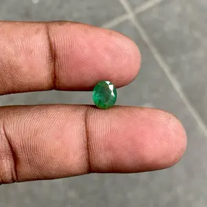 Natural Zambian Emerald Beryl Jamrud Batu Zamrud Colombia Dim 7.5x6.5x4