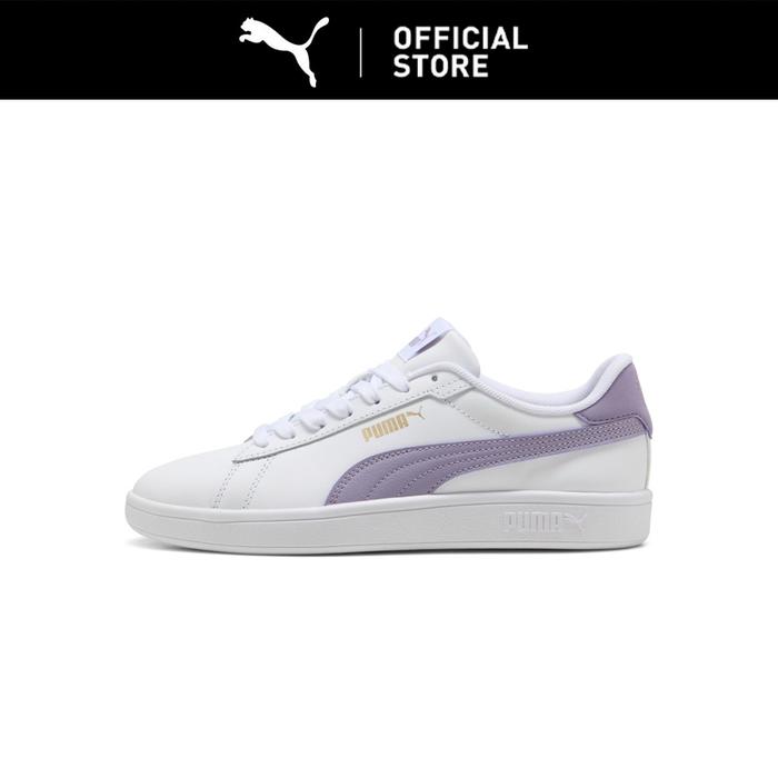 Gambar PUMA Sepatu Sneaker Smash 3.0 L Uniseks White-Lilac Luster - 38 dari PUMA Indonesia Kota Bekasi Tokopedia