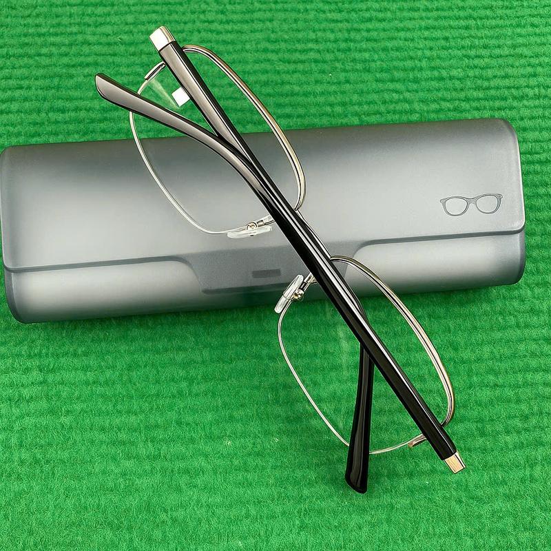 Kính viễn thị đọc sách nam nữ gọng nửa viền cước tròng kính nhỏ đủ số từ 0.5- 4.0 độ