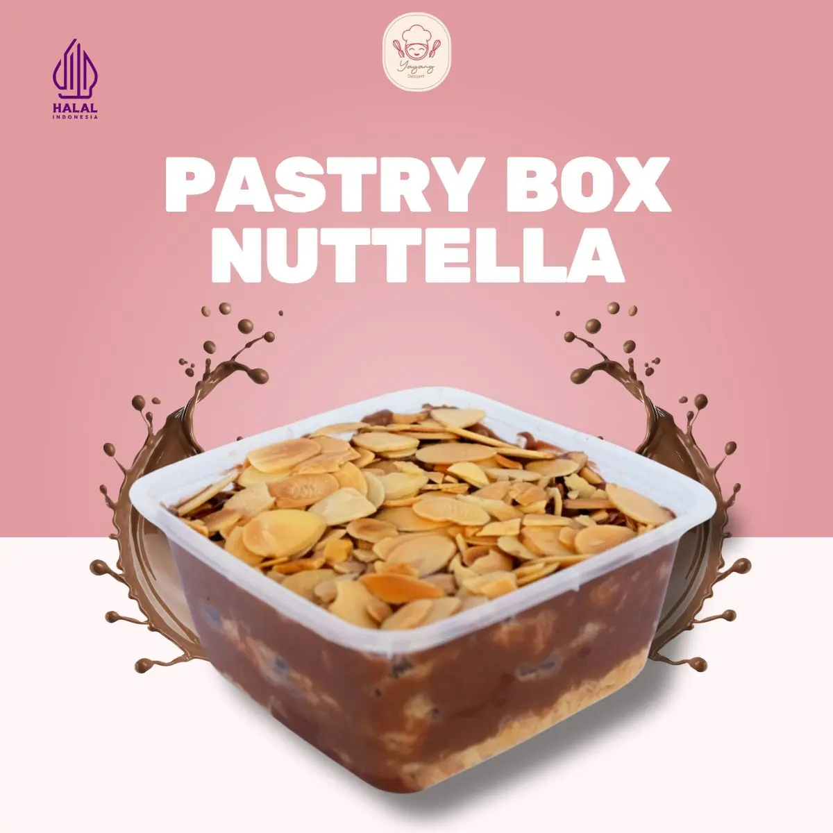 Pastry Box Nutella / Matcha / Cheese  Almond Kering Food Manis Snack Cemilan Makanan