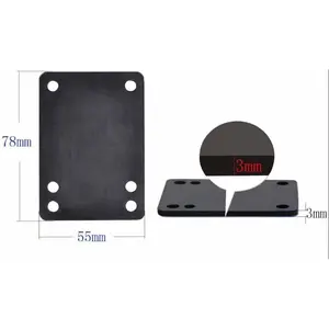 Riser Pad Hardware Skateboard Premium PU 78*55*3MM Premium