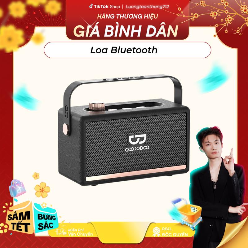  【GOOJODOQ x Luongtoanthang 2025 Loa Bluetooth Goojodoq loa di động không dây phong cách  BT Kết nối không dây Hỗ trợ cuộc gọi rảnh tay Nghe Nhạc 
