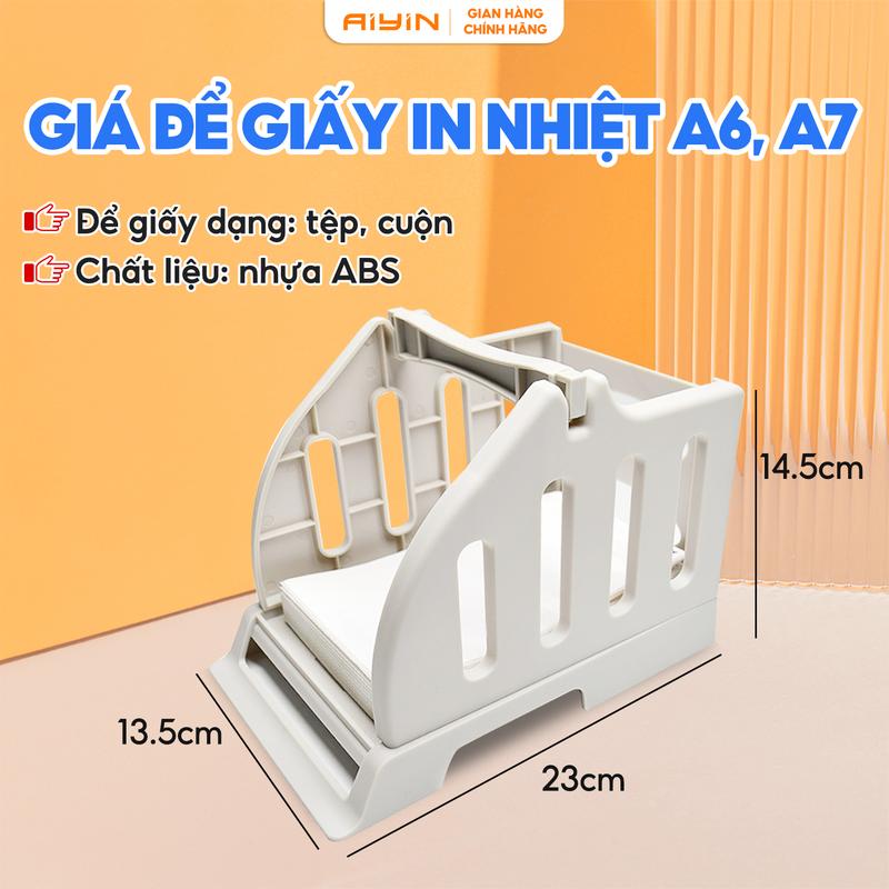 Khay đựng giấy máy in nhiệt, giá đựng giấy cho máy in nhiệt AYIN khổ a6 a7