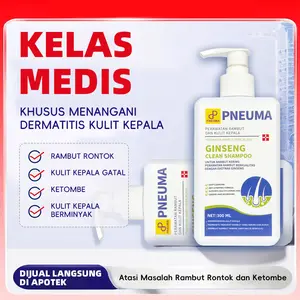 【PNEUMA】Shampoo Medis Membersihkan Kulit Kepala Dan Rambut Mengurangi Gatal Kulit Kepala Mengatasi Peradangan Jerawat Merah di Kulit Kepala