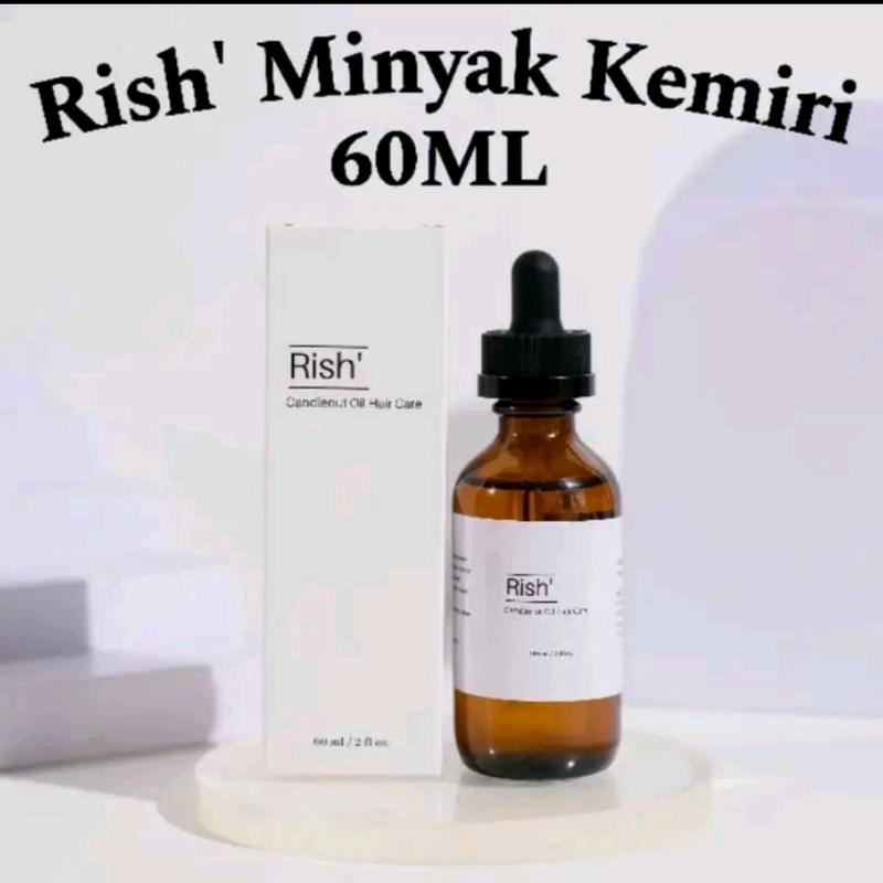 Rish minyak kemiri 60 ML perawatan penumbuh penebal rambut botak original 0