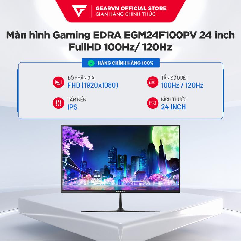 Màn hình phổ thông viền mỏng E-DRA EGM24F120H24 inch IPS 120Hz BH 24 tháng