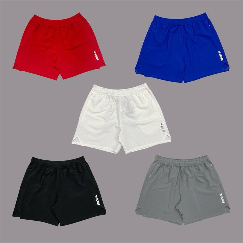Quần short gym WH chạy bộ phom ngắn 5inch ôm nhẹ.Quần thể thao nam chất liệu si dù mỏng nhẹ co giãn Thoáng khí Sport