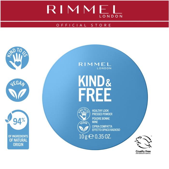 Jual Rimmel KIND & FREE - Pressed Powder (Vegan) Compact Wajah compact ...