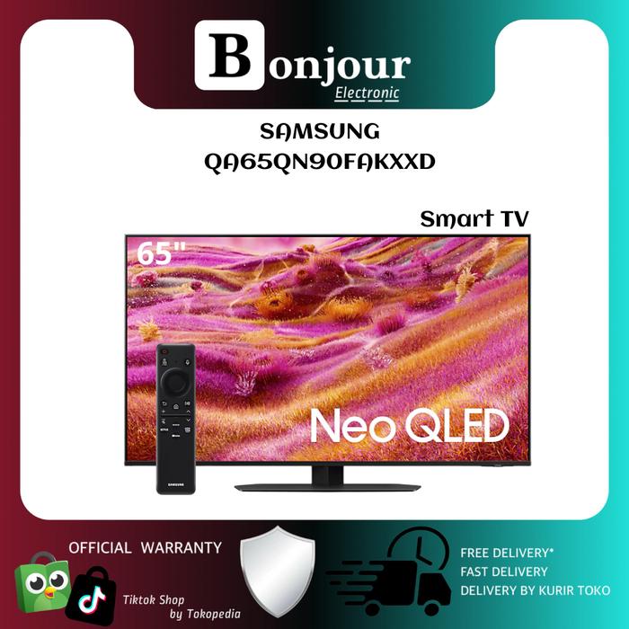 Gambar Samsung Neo QLED 65 Inch QN90F 4K Smart TV Samsung 65QN90F Pengganti 65QN90D dari Bonjour Electronic Official Kota Depok Tokopedia