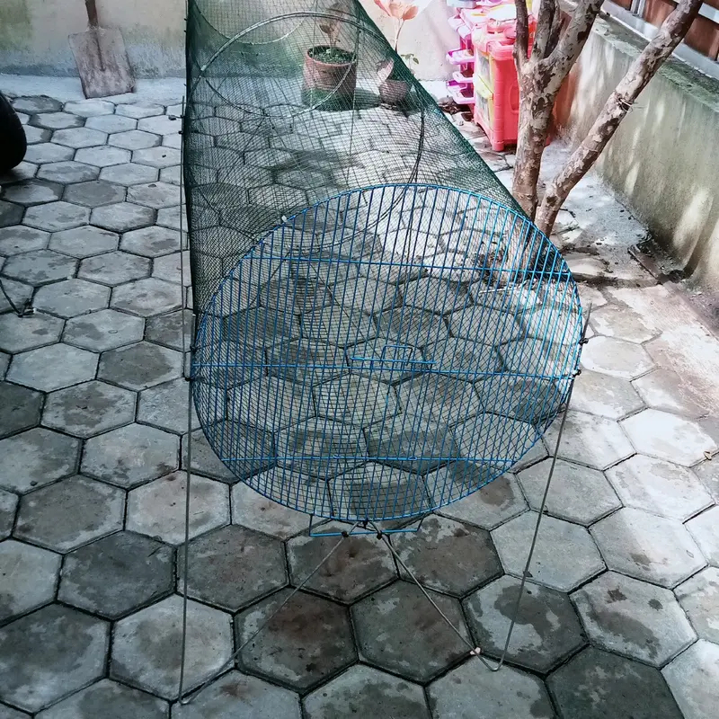 Kaki Umbaran Burung Bulat Persatu dengan Kawat Tebal 3,2mm dan Tali Ripet - Nail, Foot 2