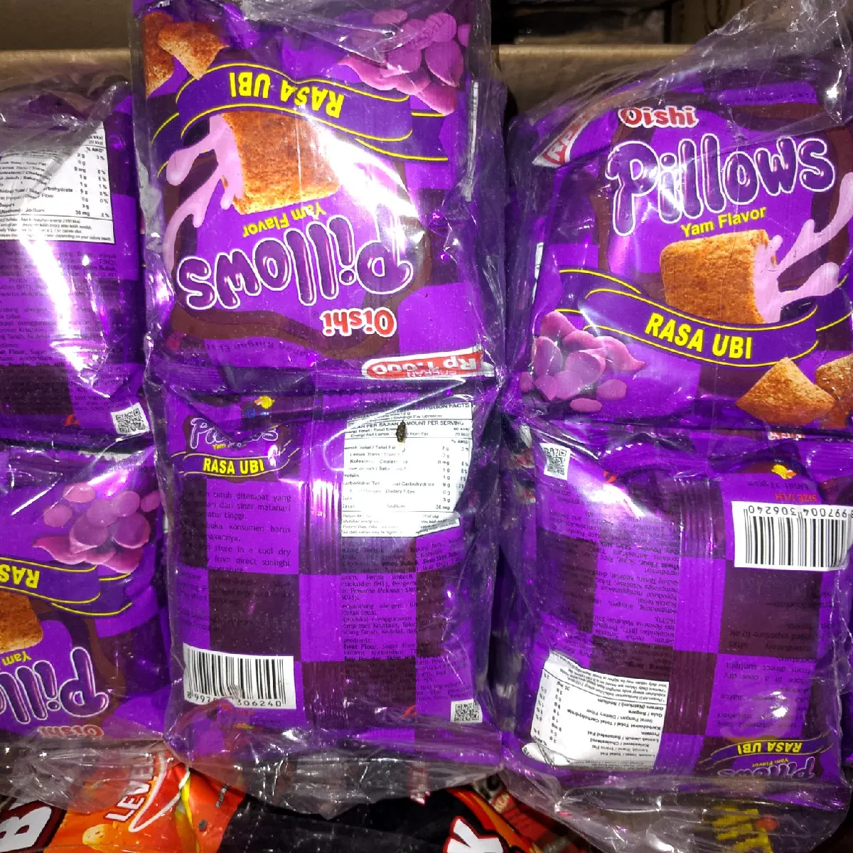 pilow rasa ubu ungu 1 pack isi 20pcs