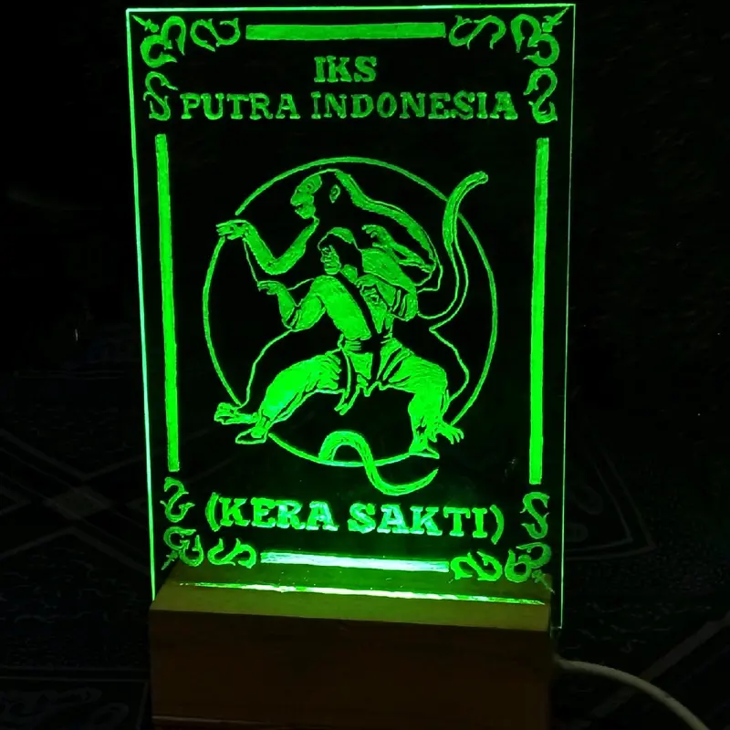 Lampu Hias IKSPI Akrilik Ukir Anti Luntur - Ukuran 10x15/A6 3