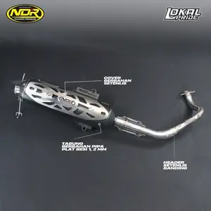 NDR RACING PREMIUM - KNALPOT STANDAR RACING PREMIUM TYPE VORTEX UP SERIES FULL SET PNP ALL MOTOR MATIC  HEADER LAS CACINGAN DAN BENDING